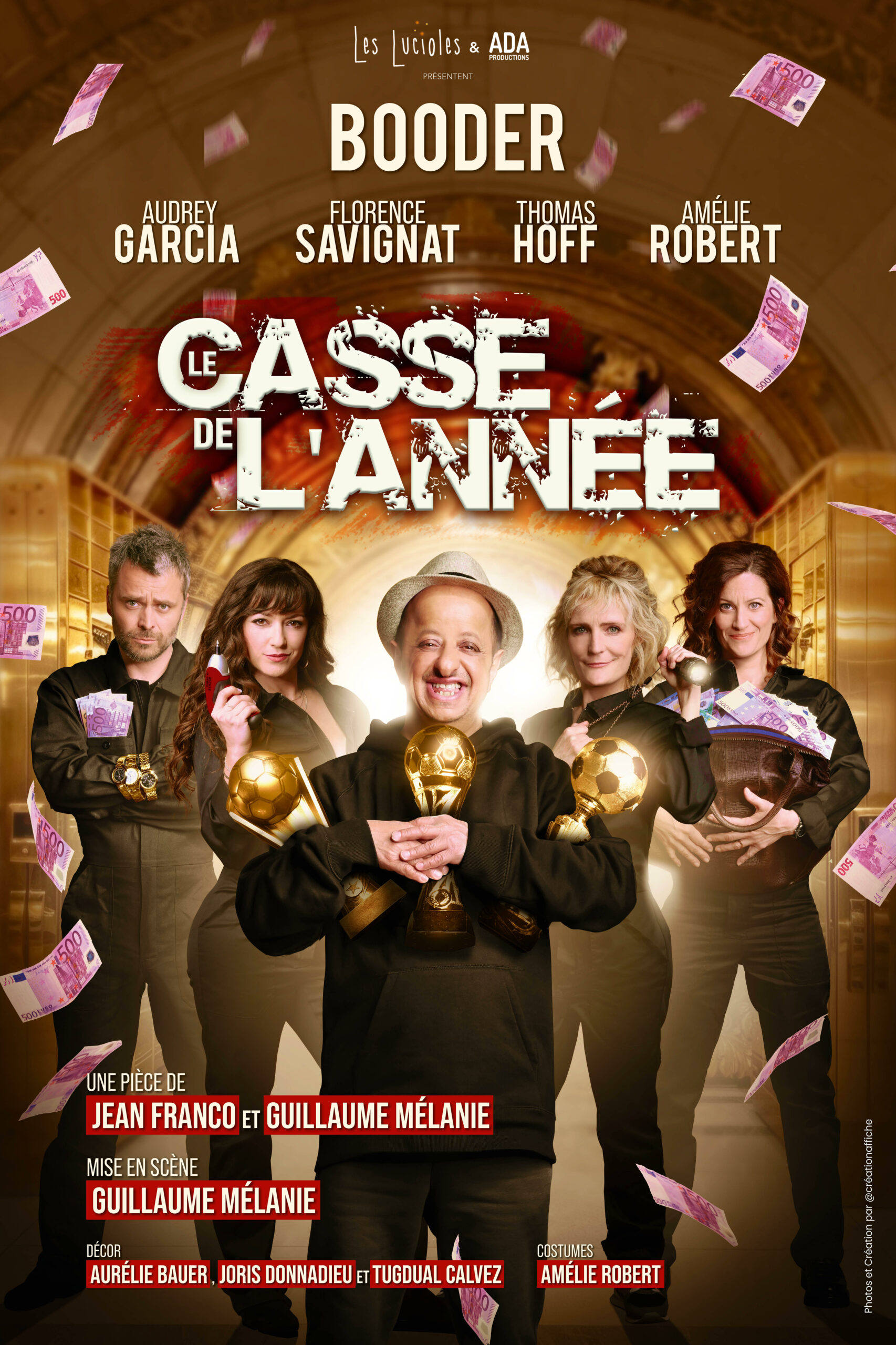 Les Lucioles - Production - Spectacle - Le casse de l'anne╠üe - Affiche